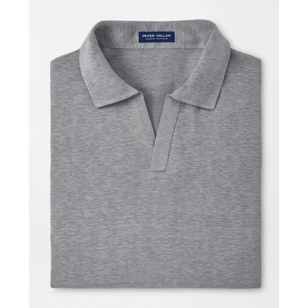 Peter Millar XL Crown Crafted Linen Coastline Polo Shirt Riviera Collar $180
